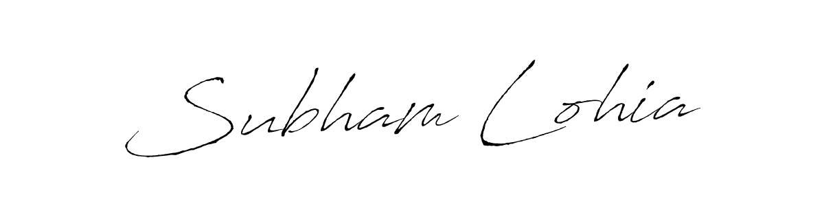 How to make Subham Lohia signature? Antro_Vectra is a professional autograph style. Create handwritten signature for Subham Lohia name. Subham Lohia signature style 6 images and pictures png