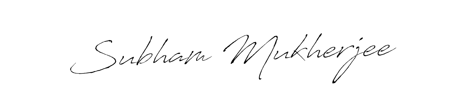 Antro_Vectra is a professional signature style that is perfect for those who want to add a touch of class to their signature. It is also a great choice for those who want to make their signature more unique. Get Subham Mukherjee name to fancy signature for free. Subham Mukherjee signature style 6 images and pictures png