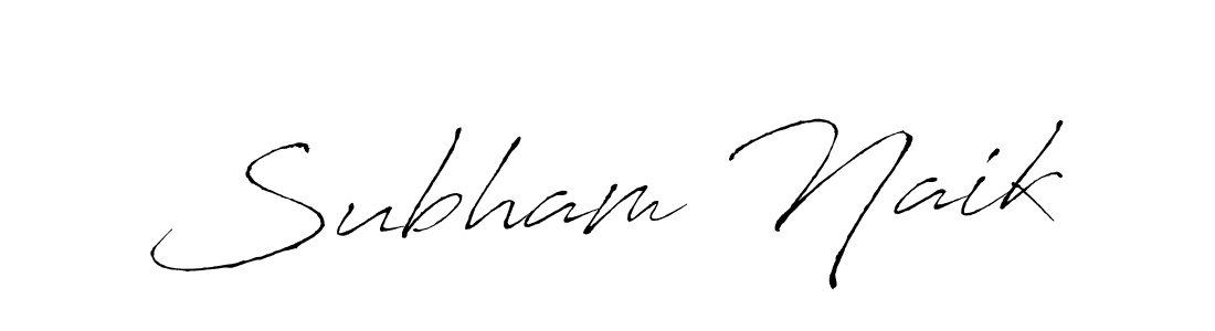 How to make Subham Naik signature? Antro_Vectra is a professional autograph style. Create handwritten signature for Subham Naik name. Subham Naik signature style 6 images and pictures png