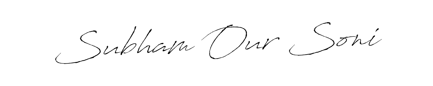 The best way (Antro_Vectra) to make a short signature is to pick only two or three words in your name. The name Subham Our Soni include a total of six letters. For converting this name. Subham Our Soni signature style 6 images and pictures png