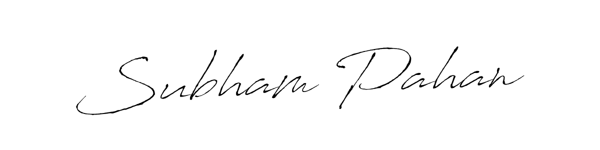 Design your own signature with our free online signature maker. With this signature software, you can create a handwritten (Antro_Vectra) signature for name Subham Pahan. Subham Pahan signature style 6 images and pictures png