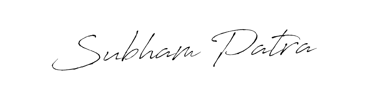 Make a beautiful signature design for name Subham Patra. With this signature (Antro_Vectra) style, you can create a handwritten signature for free. Subham Patra signature style 6 images and pictures png