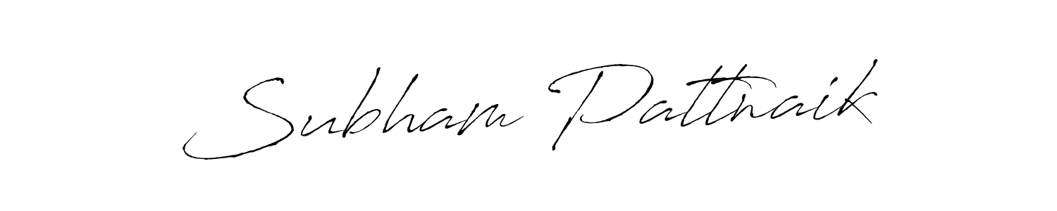 Create a beautiful signature design for name Subham Pattnaik. With this signature (Antro_Vectra) fonts, you can make a handwritten signature for free. Subham Pattnaik signature style 6 images and pictures png