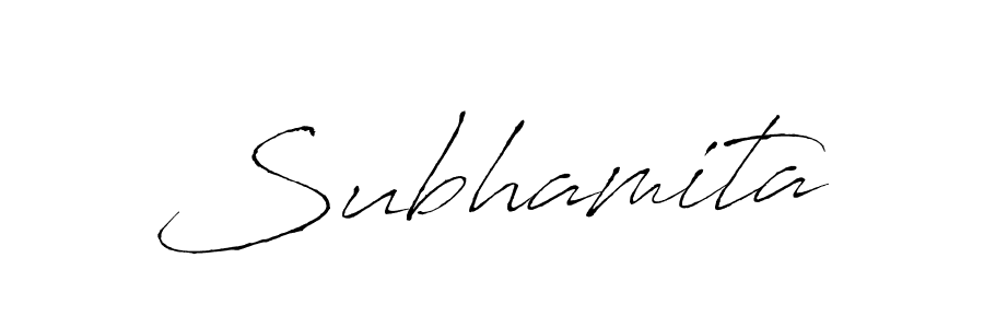 Also we have Subhamita name is the best signature style. Create professional handwritten signature collection using Antro_Vectra autograph style. Subhamita signature style 6 images and pictures png