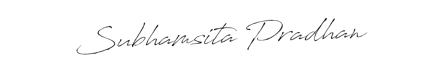It looks lik you need a new signature style for name Subhamsita Pradhan. Design unique handwritten (Antro_Vectra) signature with our free signature maker in just a few clicks. Subhamsita Pradhan signature style 6 images and pictures png
