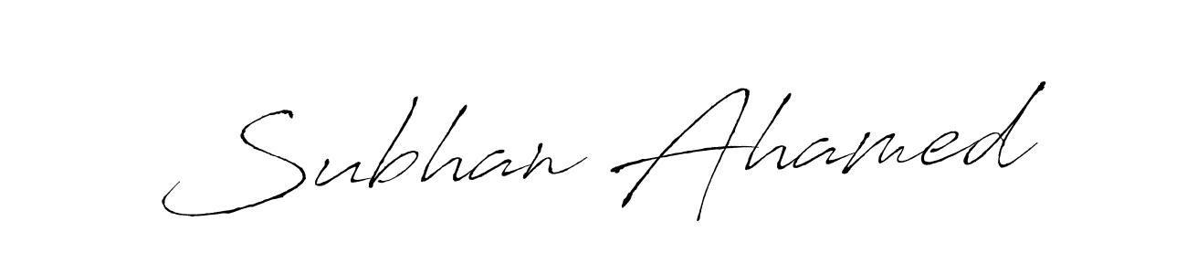 How to Draw Subhan Ahamed signature style? Antro_Vectra is a latest design signature styles for name Subhan Ahamed. Subhan Ahamed signature style 6 images and pictures png
