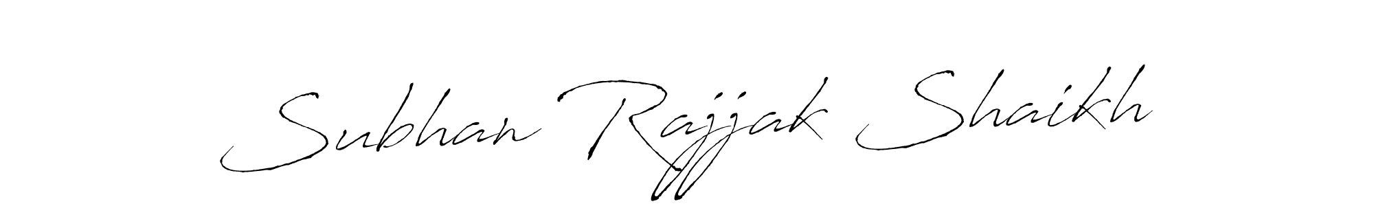 Use a signature maker to create a handwritten signature online. With this signature software, you can design (Antro_Vectra) your own signature for name Subhan Rajjak Shaikh. Subhan Rajjak Shaikh signature style 6 images and pictures png