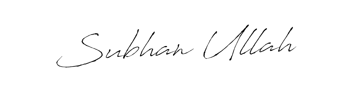 It looks lik you need a new signature style for name Subhan Ullah. Design unique handwritten (Antro_Vectra) signature with our free signature maker in just a few clicks. Subhan Ullah signature style 6 images and pictures png