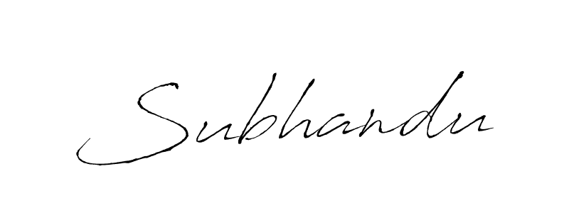 How to make Subhandu signature? Antro_Vectra is a professional autograph style. Create handwritten signature for Subhandu name. Subhandu signature style 6 images and pictures png