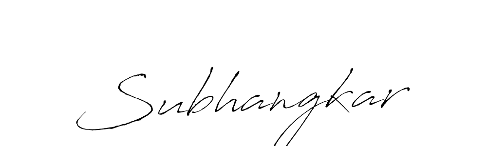 Use a signature maker to create a handwritten signature online. With this signature software, you can design (Antro_Vectra) your own signature for name Subhangkar. Subhangkar signature style 6 images and pictures png