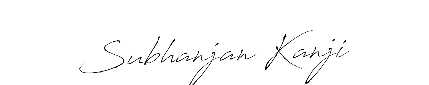 Similarly Antro_Vectra is the best handwritten signature design. Signature creator online .You can use it as an online autograph creator for name Subhanjan Kanji. Subhanjan Kanji signature style 6 images and pictures png