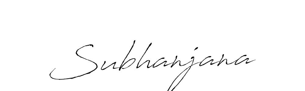 Subhanjana stylish signature style. Best Handwritten Sign (Antro_Vectra) for my name. Handwritten Signature Collection Ideas for my name Subhanjana. Subhanjana signature style 6 images and pictures png