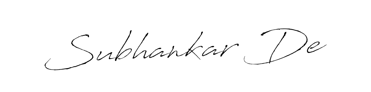 Create a beautiful signature design for name Subhankar De. With this signature (Antro_Vectra) fonts, you can make a handwritten signature for free. Subhankar De signature style 6 images and pictures png