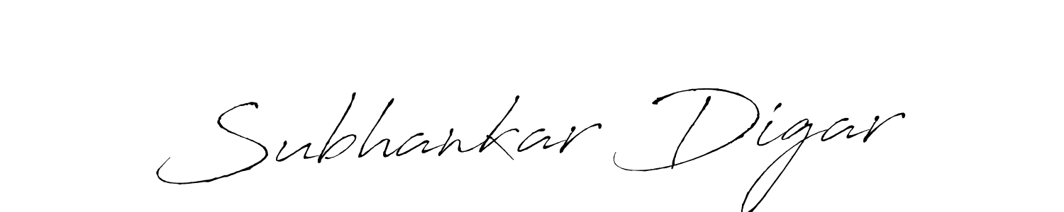 Subhankar Digar stylish signature style. Best Handwritten Sign (Antro_Vectra) for my name. Handwritten Signature Collection Ideas for my name Subhankar Digar. Subhankar Digar signature style 6 images and pictures png