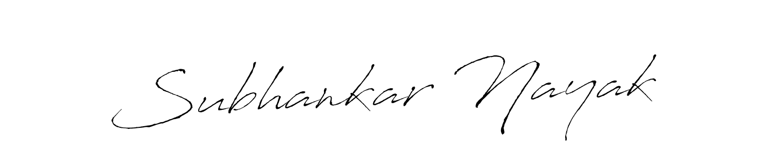 How to make Subhankar Nayak signature? Antro_Vectra is a professional autograph style. Create handwritten signature for Subhankar Nayak name. Subhankar Nayak signature style 6 images and pictures png