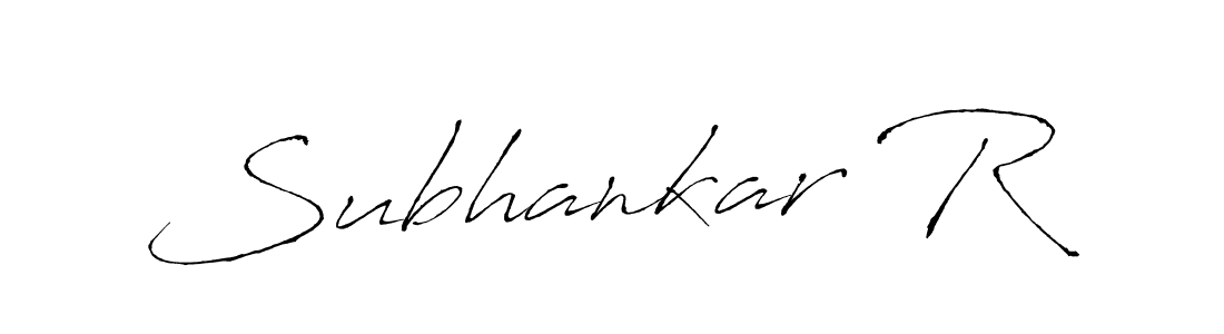 Once you've used our free online signature maker to create your best signature Antro_Vectra style, it's time to enjoy all of the benefits that Subhankar R name signing documents. Subhankar R signature style 6 images and pictures png