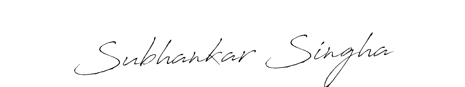 if you are searching for the best signature style for your name Subhankar Singha. so please give up your signature search. here we have designed multiple signature styles  using Antro_Vectra. Subhankar Singha signature style 6 images and pictures png