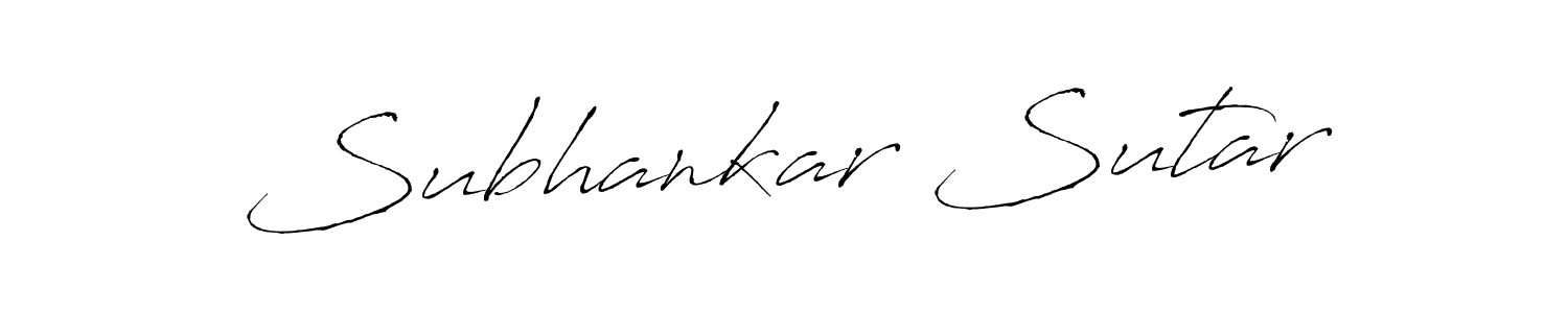 Make a beautiful signature design for name Subhankar Sutar. With this signature (Antro_Vectra) style, you can create a handwritten signature for free. Subhankar Sutar signature style 6 images and pictures png