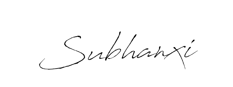 It looks lik you need a new signature style for name Subhanxi. Design unique handwritten (Antro_Vectra) signature with our free signature maker in just a few clicks. Subhanxi signature style 6 images and pictures png