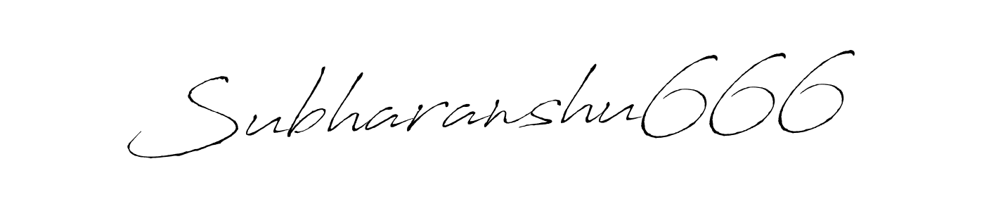 How to make Subharanshu666 signature? Antro_Vectra is a professional autograph style. Create handwritten signature for Subharanshu666 name. Subharanshu666 signature style 6 images and pictures png