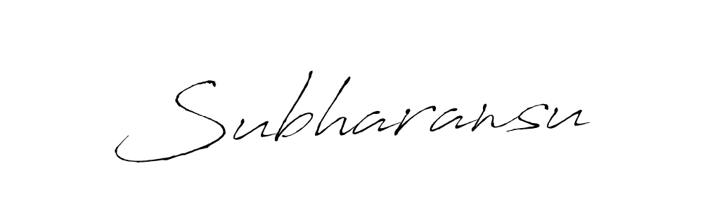 The best way (Antro_Vectra) to make a short signature is to pick only two or three words in your name. The name Subharansu include a total of six letters. For converting this name. Subharansu signature style 6 images and pictures png