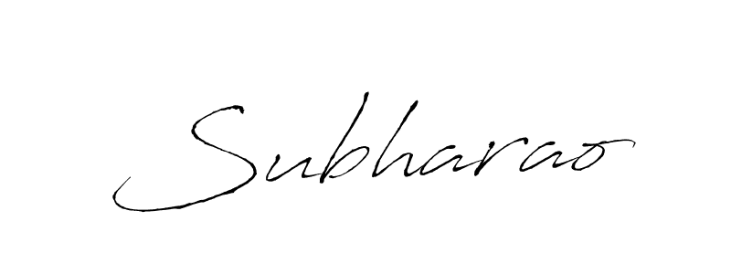 Create a beautiful signature design for name Subharao. With this signature (Antro_Vectra) fonts, you can make a handwritten signature for free. Subharao signature style 6 images and pictures png