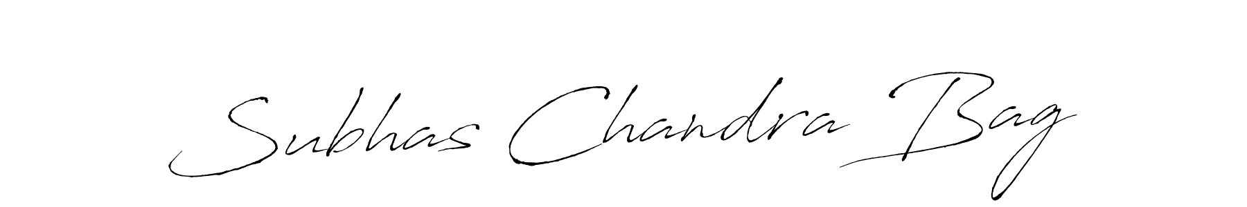 Make a beautiful signature design for name Subhas Chandra Bag. With this signature (Antro_Vectra) style, you can create a handwritten signature for free. Subhas Chandra Bag signature style 6 images and pictures png