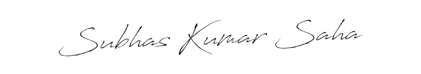 Create a beautiful signature design for name Subhas Kumar Saha. With this signature (Antro_Vectra) fonts, you can make a handwritten signature for free. Subhas Kumar Saha signature style 6 images and pictures png