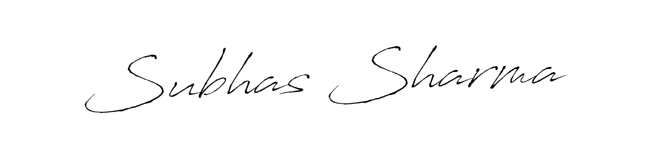 It looks lik you need a new signature style for name Subhas Sharma. Design unique handwritten (Antro_Vectra) signature with our free signature maker in just a few clicks. Subhas Sharma signature style 6 images and pictures png