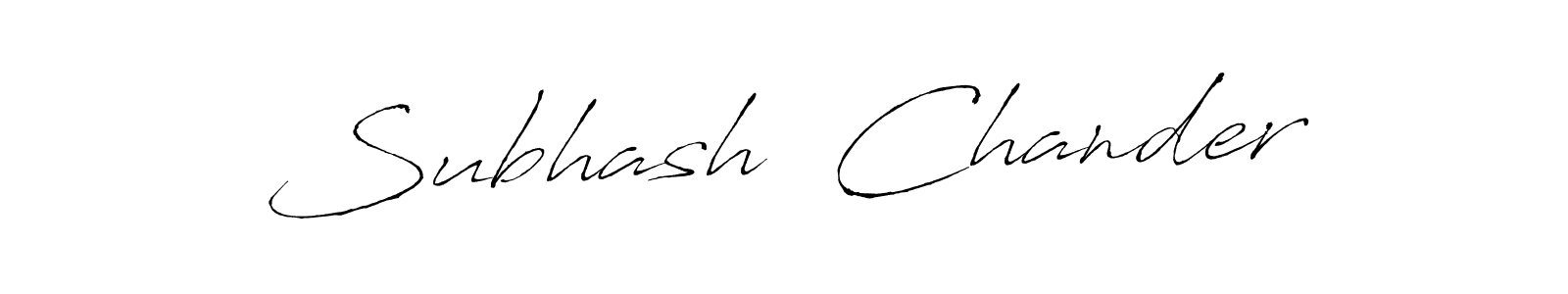 How to make Subhash  Chander signature? Antro_Vectra is a professional autograph style. Create handwritten signature for Subhash  Chander name. Subhash  Chander signature style 6 images and pictures png