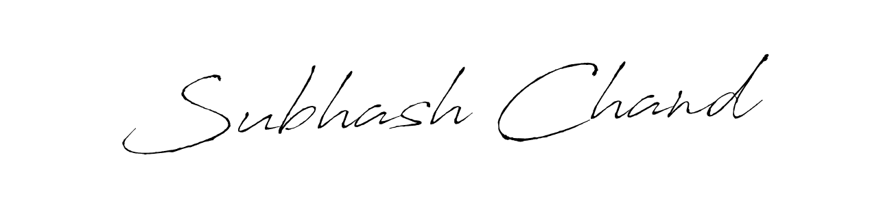 It looks lik you need a new signature style for name Subhash Chand. Design unique handwritten (Antro_Vectra) signature with our free signature maker in just a few clicks. Subhash Chand signature style 6 images and pictures png