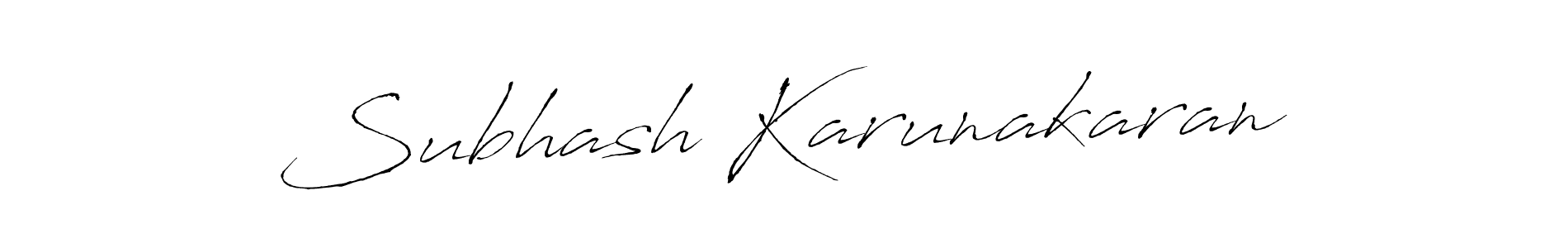 Make a short Subhash Karunakaran signature style. Manage your documents anywhere anytime using Antro_Vectra. Create and add eSignatures, submit forms, share and send files easily. Subhash Karunakaran signature style 6 images and pictures png