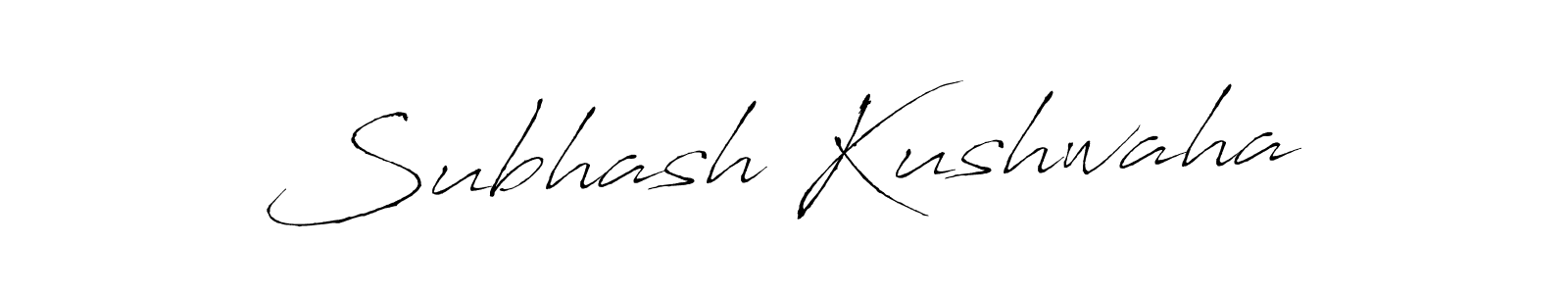 Subhash Kushwaha stylish signature style. Best Handwritten Sign (Antro_Vectra) for my name. Handwritten Signature Collection Ideas for my name Subhash Kushwaha. Subhash Kushwaha signature style 6 images and pictures png