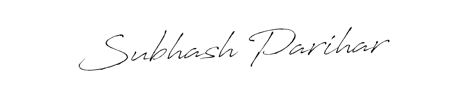 Also You can easily find your signature by using the search form. We will create Subhash Parihar name handwritten signature images for you free of cost using Antro_Vectra sign style. Subhash Parihar signature style 6 images and pictures png