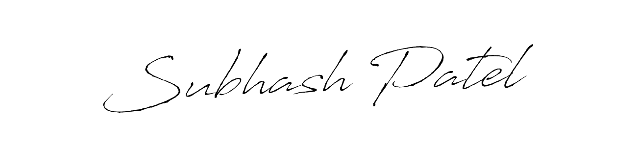 Antro_Vectra is a professional signature style that is perfect for those who want to add a touch of class to their signature. It is also a great choice for those who want to make their signature more unique. Get Subhash Patel name to fancy signature for free. Subhash Patel signature style 6 images and pictures png