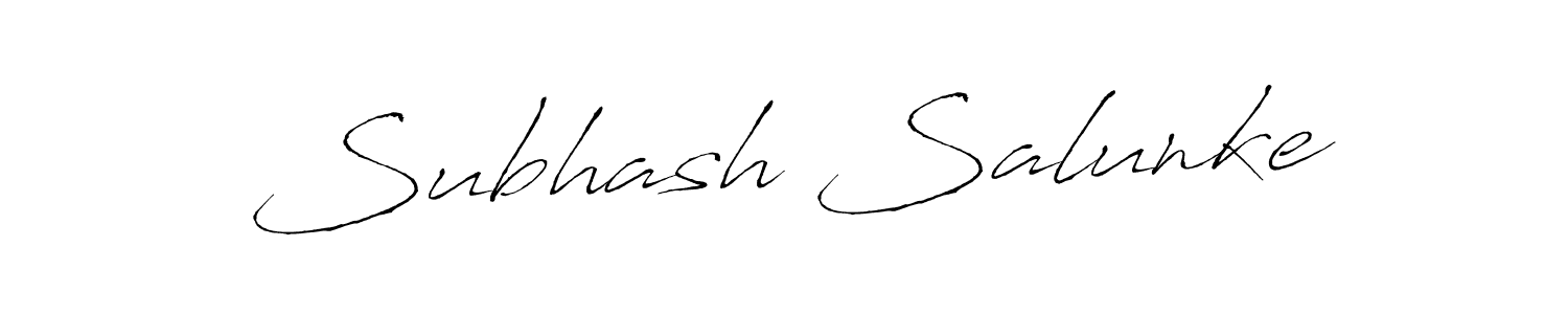 Once you've used our free online signature maker to create your best signature Antro_Vectra style, it's time to enjoy all of the benefits that Subhash Salunke name signing documents. Subhash Salunke signature style 6 images and pictures png