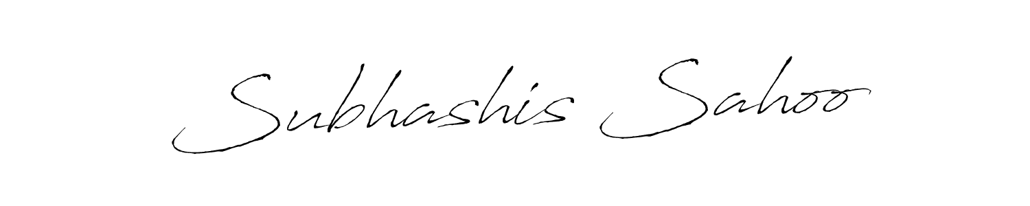 Subhashis Sahoo stylish signature style. Best Handwritten Sign (Antro_Vectra) for my name. Handwritten Signature Collection Ideas for my name Subhashis Sahoo. Subhashis Sahoo signature style 6 images and pictures png
