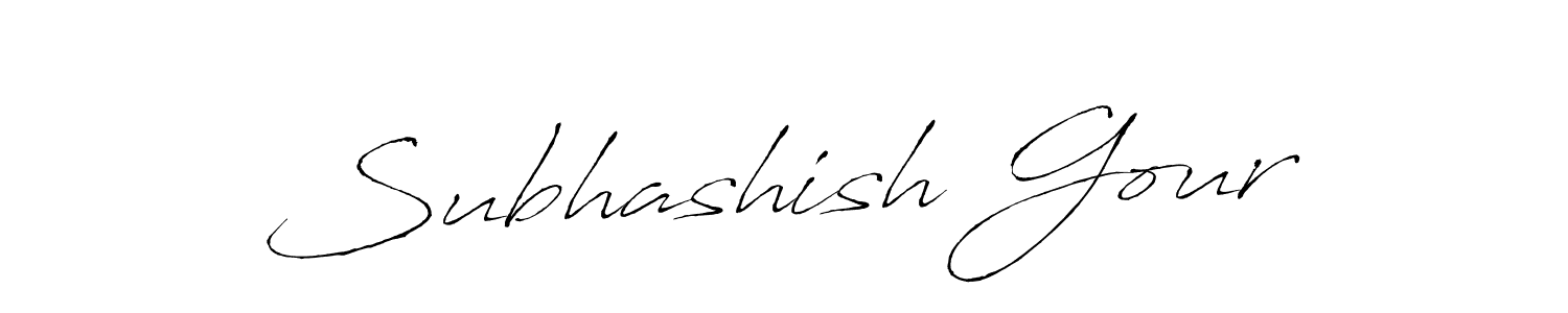 Use a signature maker to create a handwritten signature online. With this signature software, you can design (Antro_Vectra) your own signature for name Subhashish Gour. Subhashish Gour signature style 6 images and pictures png