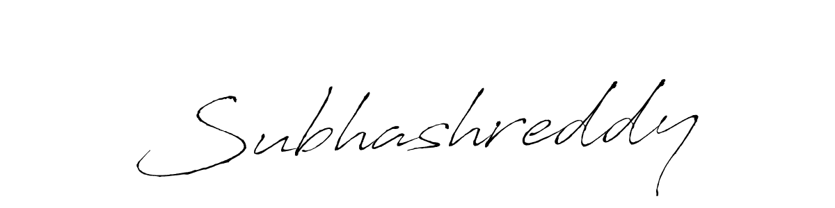 Use a signature maker to create a handwritten signature online. With this signature software, you can design (Antro_Vectra) your own signature for name Subhashreddy. Subhashreddy signature style 6 images and pictures png