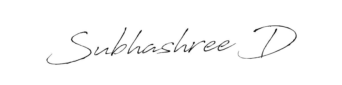 The best way (Antro_Vectra) to make a short signature is to pick only two or three words in your name. The name Subhashree D include a total of six letters. For converting this name. Subhashree D signature style 6 images and pictures png
