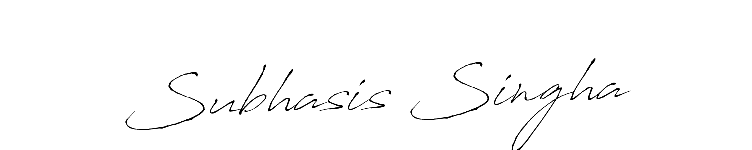 You should practise on your own different ways (Antro_Vectra) to write your name (Subhasis Singha) in signature. don't let someone else do it for you. Subhasis Singha signature style 6 images and pictures png