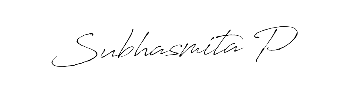 This is the best signature style for the Subhasmita P name. Also you like these signature font (Antro_Vectra). Mix name signature. Subhasmita P signature style 6 images and pictures png