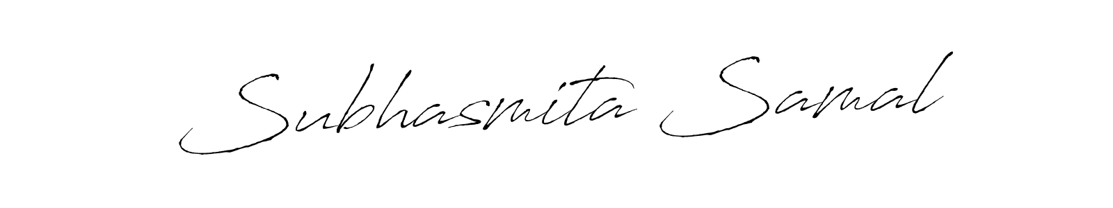 Make a beautiful signature design for name Subhasmita Samal. With this signature (Antro_Vectra) style, you can create a handwritten signature for free. Subhasmita Samal signature style 6 images and pictures png