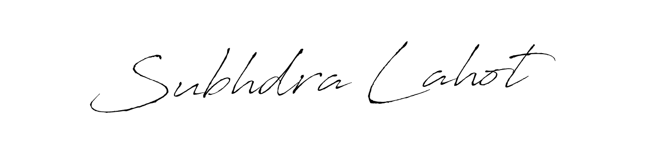 You can use this online signature creator to create a handwritten signature for the name Subhdra Lahot. This is the best online autograph maker. Subhdra Lahot signature style 6 images and pictures png