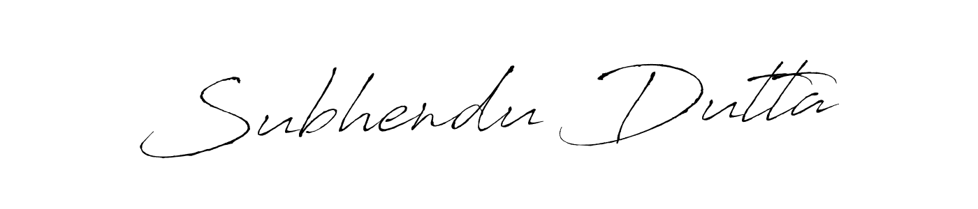 Subhendu Dutta stylish signature style. Best Handwritten Sign (Antro_Vectra) for my name. Handwritten Signature Collection Ideas for my name Subhendu Dutta. Subhendu Dutta signature style 6 images and pictures png