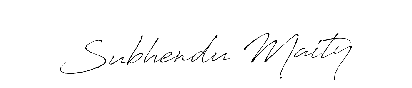 How to make Subhendu Maity name signature. Use Antro_Vectra style for creating short signs online. This is the latest handwritten sign. Subhendu Maity signature style 6 images and pictures png