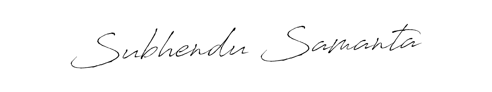 Design your own signature with our free online signature maker. With this signature software, you can create a handwritten (Antro_Vectra) signature for name Subhendu Samanta. Subhendu Samanta signature style 6 images and pictures png