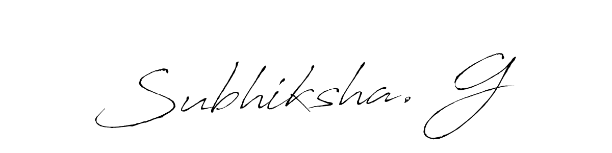 Design your own signature with our free online signature maker. With this signature software, you can create a handwritten (Antro_Vectra) signature for name Subhiksha. G. Subhiksha. G signature style 6 images and pictures png