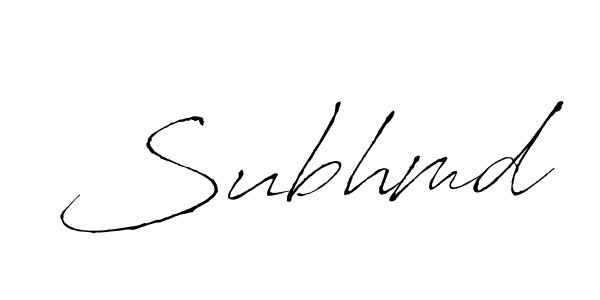 The best way (Antro_Vectra) to make a short signature is to pick only two or three words in your name. The name Subhmd include a total of six letters. For converting this name. Subhmd signature style 6 images and pictures png