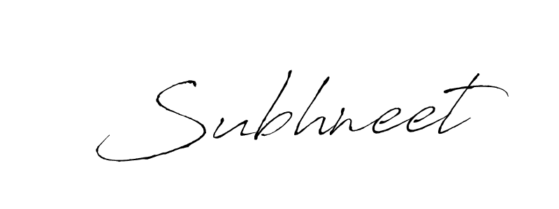 Also we have Subhneet name is the best signature style. Create professional handwritten signature collection using Antro_Vectra autograph style. Subhneet signature style 6 images and pictures png